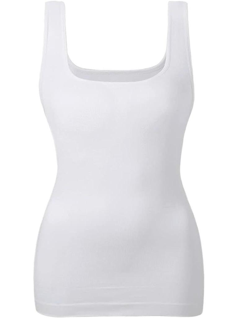 Женская европейская и американская утягивающая майка-комбинация с квадратным вырезом – Контроль живота, Формирование фигуры, Бесшовный жилет