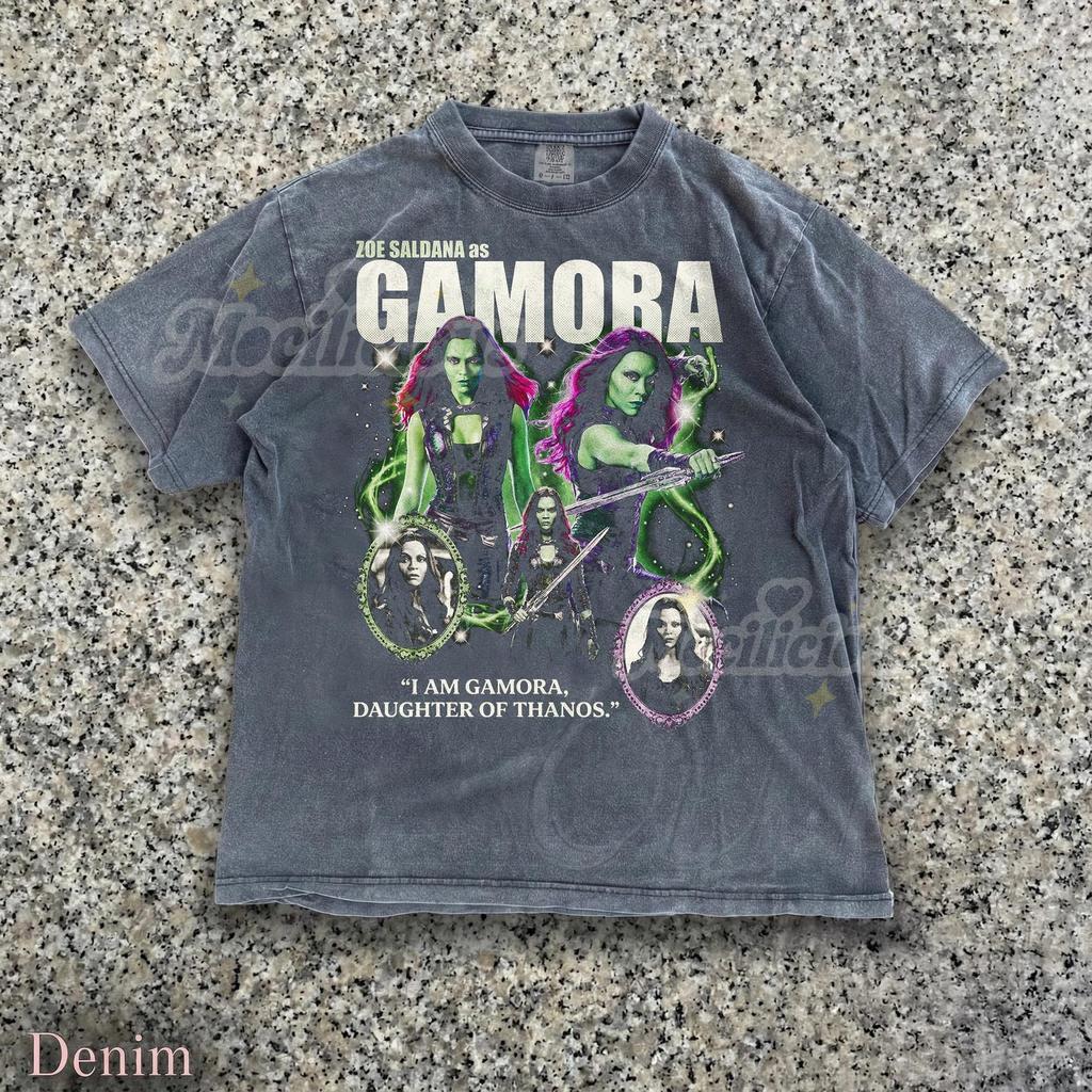 Vintage Gamora 90s Graphic Style Comfort Colors® Tshirt, Zoe Saldana M4rvel Retro Shirt, I Am Gamora Daughter Of Thanos Quote Gift
