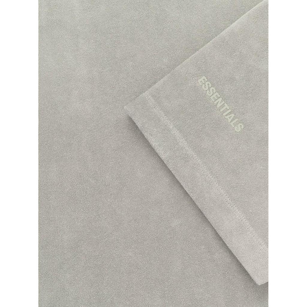 Fear of God Essentials Терри Поло Тюлень Унисекс Топы Серый 125BT224053F