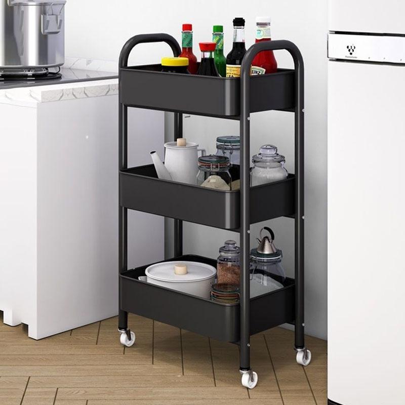 Стеллаж для хранения на тележке Напольный стеллаж для хранения Кухонный стеллаж для хранения Портативная корзина для овощей Стеллаж для хранения закусок Стойка для хранения туалета Мобильная сортировочная стойка Артефакт