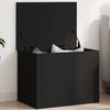 VidaXL Black Storage Box 60x42x46 Cm Engineered Wood 840654