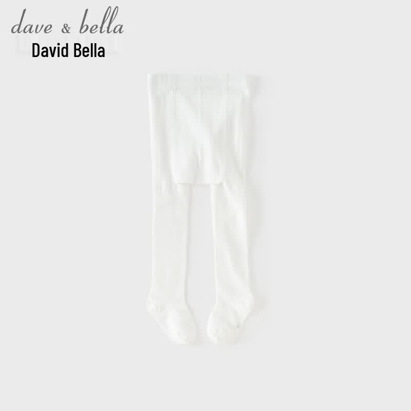 Белые тонкие летние колготки для девочек DAVE & BELLA