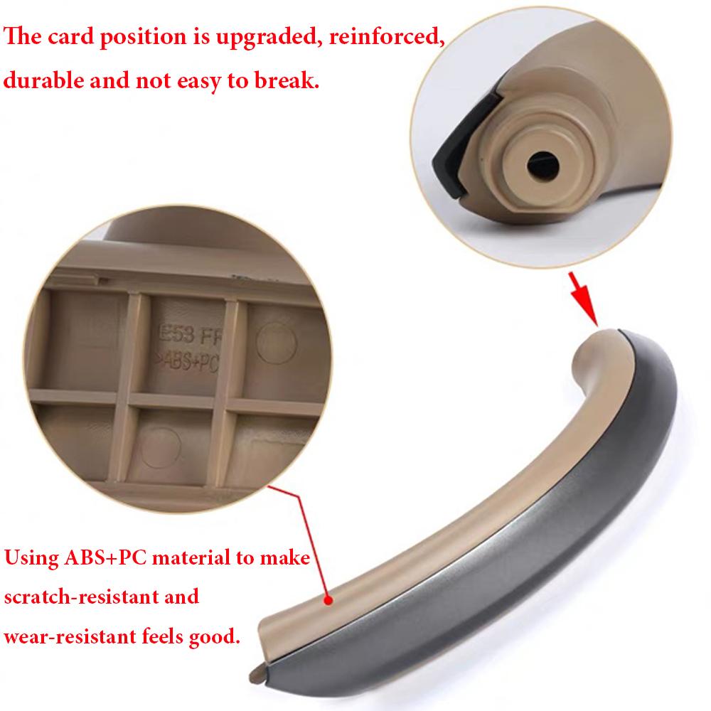 Детали внешней отделки автомобиля, внутренняя ручка, дверная панель, накладка спереди слева для BMW X5 E53 1999-2006 High