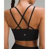Lululemon Бюстгальтер Like A Cloud Longline BrA Light Support BC Cup Black