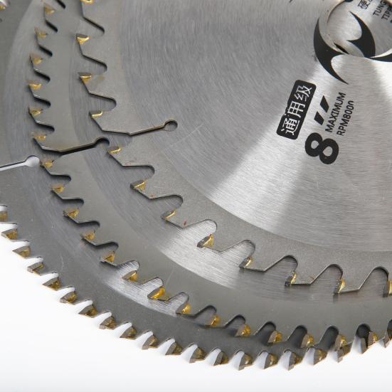 8-дюймовый 200-мм 40T/60T/80T универсальный инструмент для пилы из сплава карбида древесины
