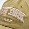 Cotton Sport Duck Tongue Cap Washable Letter Embroidery Sun Hats New York Baseball Cap  Summer