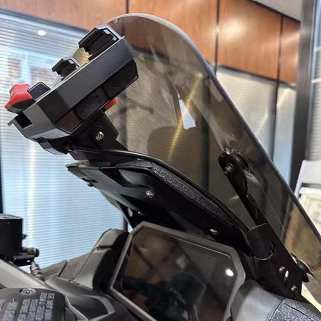 DOMOPAY Мотоциклетный GPS Смартфон Навигационный Кронштейн Адаптер для TMAX 530 TMAX, T-MAX 560, TMAX530, 650, (2023, 2024, 2025)