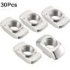 30 шт. скользящие гайки с Т-образными пазами из углеродистой стали M6 M8 для алюминиевого профиля серии 4040 в рулоне с Т-образной гайкой