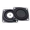 2Pieces 2Inch Bass Speaker Vibration Membrane Loudspeaker Rubber Edge and Iron Plate for Enhanced Sound Experience