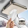 Car Tissue Box Sun Visor Seat Back Sunroof Car Tissue Box Bag Hanging Creative Leather Car Interior Supplies