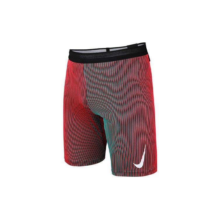 Nike Tight Running Sports Casual Elastic Slim Fit Loose Mid-Waist Shorts Men Bottoms Bright-Deep-Red CJ7844-011
