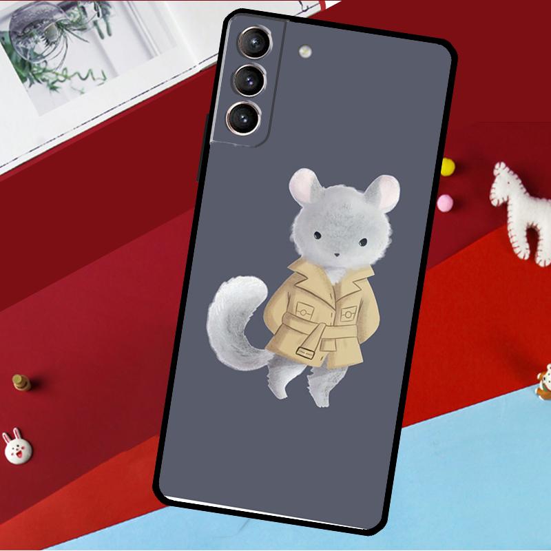 Милый мультяшный шиншилла Чехол Для Samsung Galaxy S26 S25 S24 S21 S22 S20 Ultra S9 S10 Plus S23 FE S25 FE Чехол для телефона