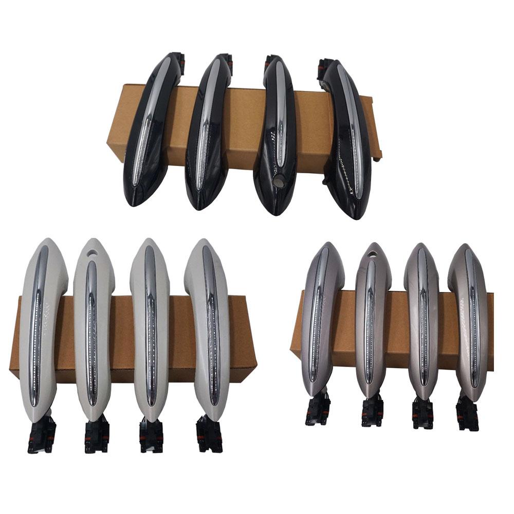 Цвет шампанского, черный, белый, для BMW 6 серии F12 640d 640i 650i M6, передняя задняя левая правая дверная ручка 51217231931