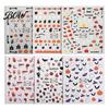 Ghost Manicure Decal 6 Sheets Halloween Glow-in-the-dark Nail Sticker, Spooky Pumpkin Skull Stickers Decal, DIY Decoration Party Favors for Women Kids