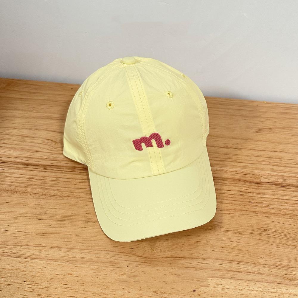 Candy Color Children Baseball Hat Embroiderey Teenagers Peaked Cap Quick Drying Sun Hat  Boys/girls