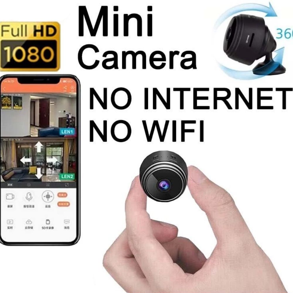 Micro Video Recorder Mini Camera Wireless Design Wireless Camera Two-Way Talk Camera Baby Monitor