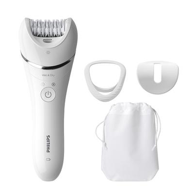 Эпилятор для тела Philips Satinelle Advanced, белый, BRE700/00, бритва для удаления волос