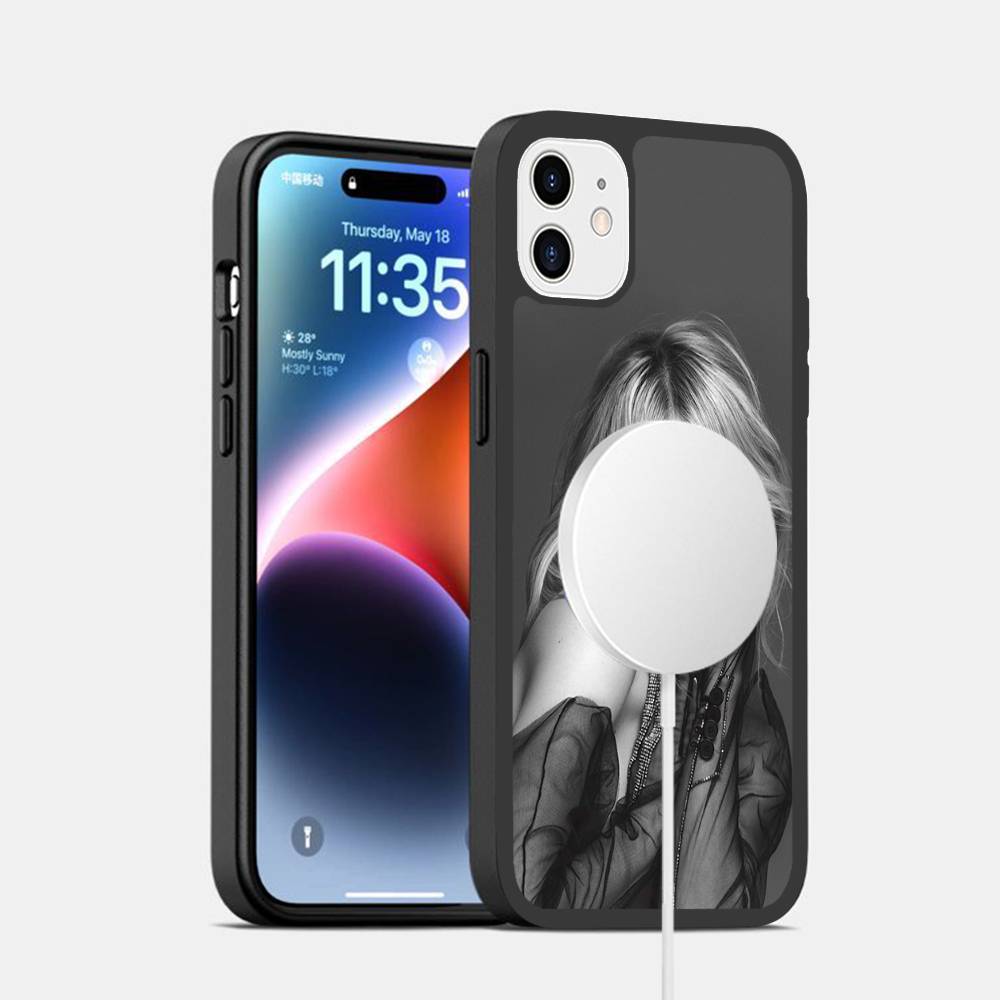 Sydney S-Sweeney Phone Case Magnetic Case For IPhone 16 14 13 12 11 15 Pro Max Plus For Magsafe Wireless Charge Cover