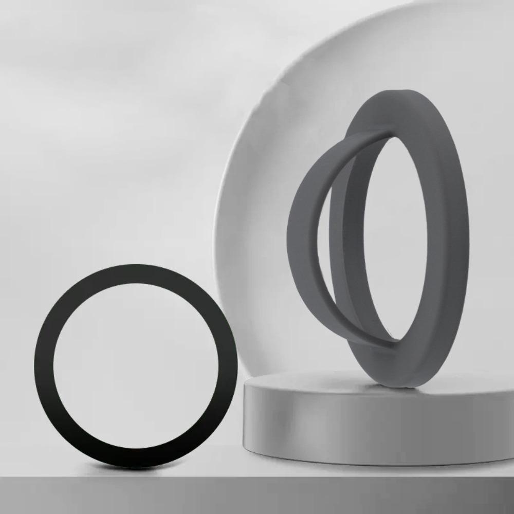 Metal Plate Ring Finger Ring Holder For Magsafe Phone Mount Magnetic Phone Back Grip Universal
