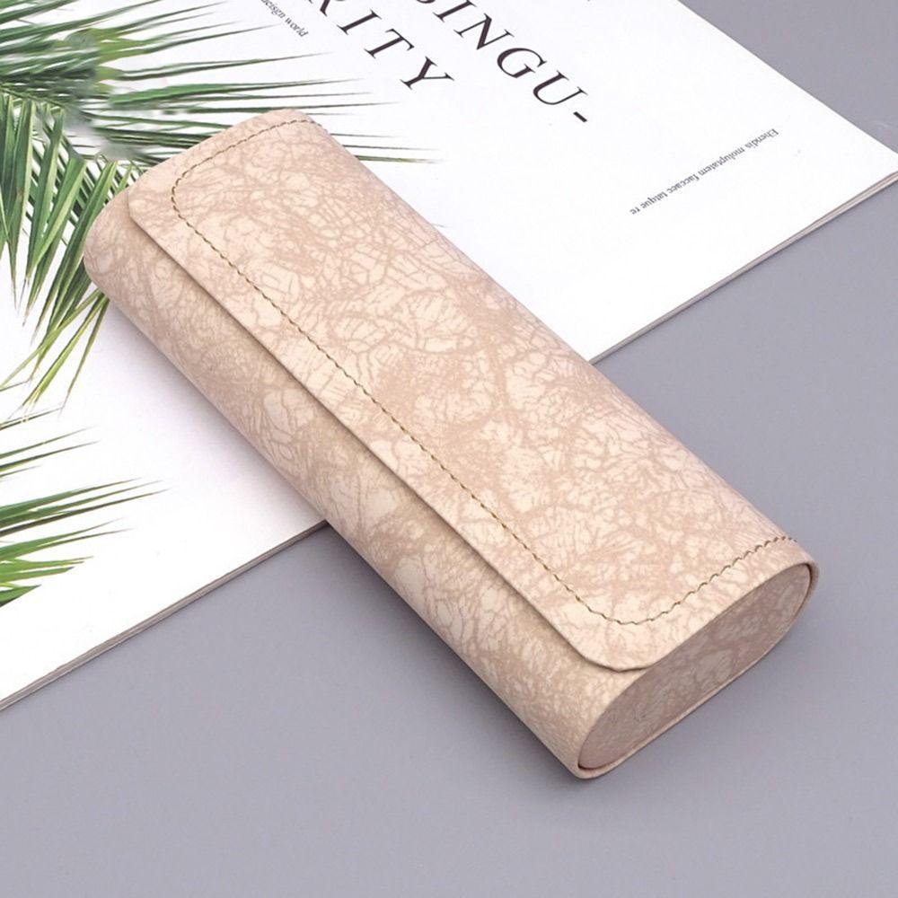 Protective Case Glasses Box PU Leather Eyewear Case Portable Glasses Case Men