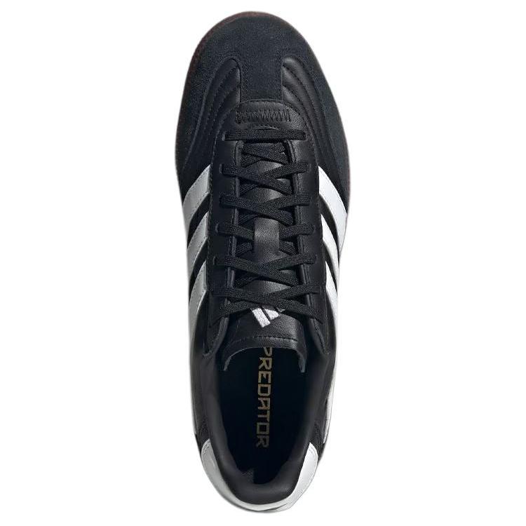 Adidas Predator 24 League Low Freestyle Черный Белый Гум Мужские Кроссовки Основной Черный Облачно-Белый Золотистый Металлик ID3833