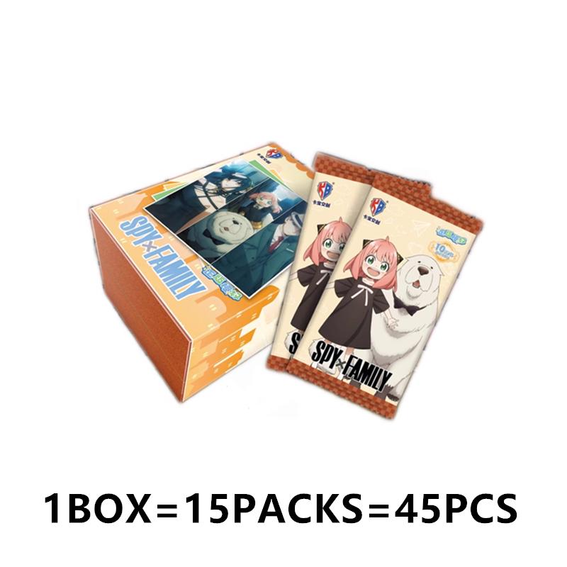 Hot Anime SPY×FAMILY Collection Cards Anya Forger Becky Cute Exquisite Damian Diamond Inlaid Cards Children Christmas Gifts Toys