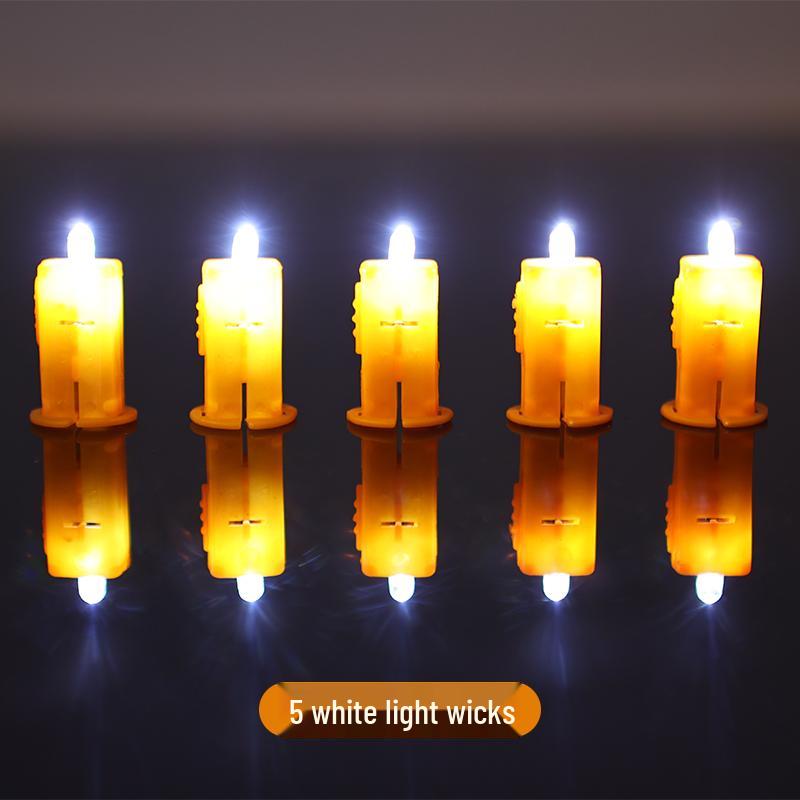 Светодиодный фонарь, комплект фитильных бусин: Сделай сам Красочные Светящиеся Огни для Детей