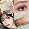 Weini Bear Internet Celebrity Eye Shadow Plate Easiest for Match Earth Color Golden Brown Retro Small Smoked Jiugong Grid Glitter Shimmer Eye Shadow