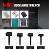 A69efor Door Hinge Adjustment Tool 4 In 1 Heavy-Duty Construction For Residential And Commercial Use