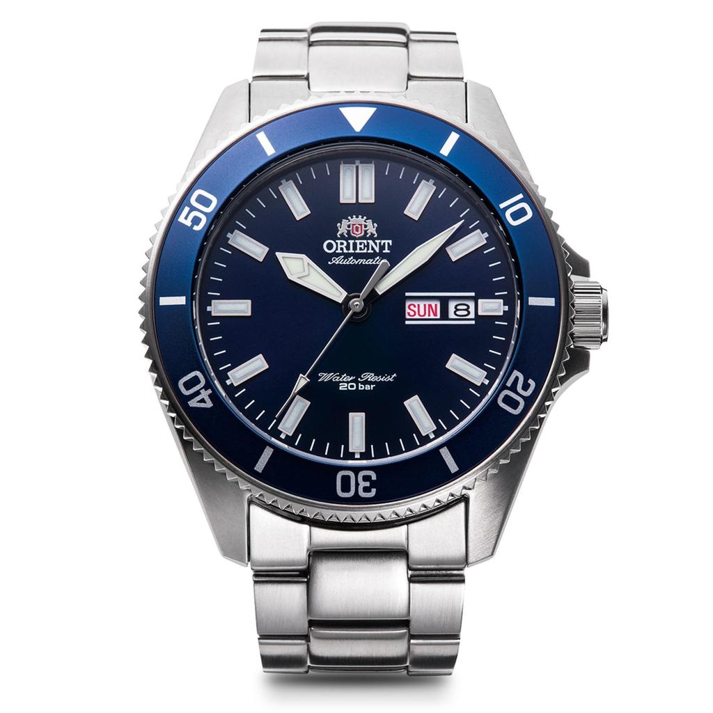 Orient Mako Automatic Watch Mechanical Automatic Watch with Domestic Warranty Navy [ORIENT] Diver's Manufacturer's RN-AA0007L Men's