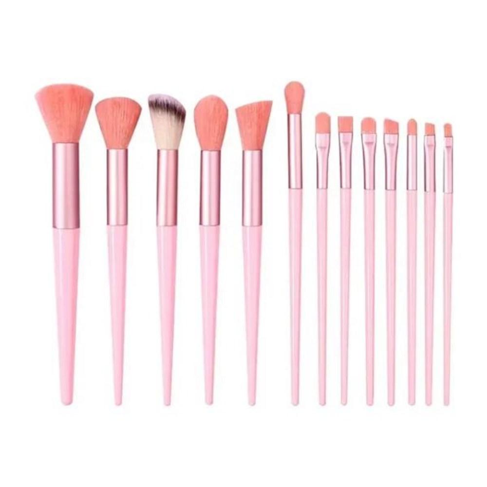 Foundation Brush Makeup Brush Set Concealer Loose Powder Eye Shadow Highlighter Foundation Beauty Tool 13pcs, 13Pcs -no Bag, 1pc