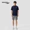 Saucony Men's Lightweight Wool Short Sleeve Polo Shirt