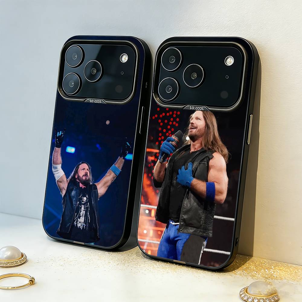Charismatic A-AJ S-Styles Phone Case For iPhone17,16,15,14,13,12,11,Pro,MAX White Matte Shockproof Cover