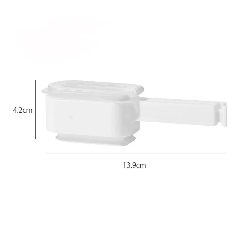 1 шт. Пластиковый многофункциональный зажим для запечатывания с крышкой, зажим для запечатывания пищевых пакетов, зажим для закусок и консервации
