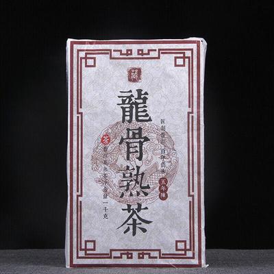 1000 г Черный чай Чай Пуэр Спелый чай Кирпич Старый чайный стебель Спелый чай из драконьей кости