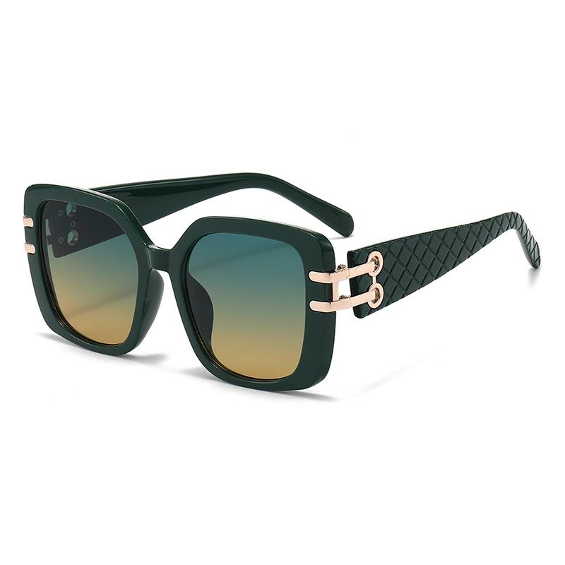 New European and American square large-frame sunglasses women's high-end fashion Sunglasses street shooting tide