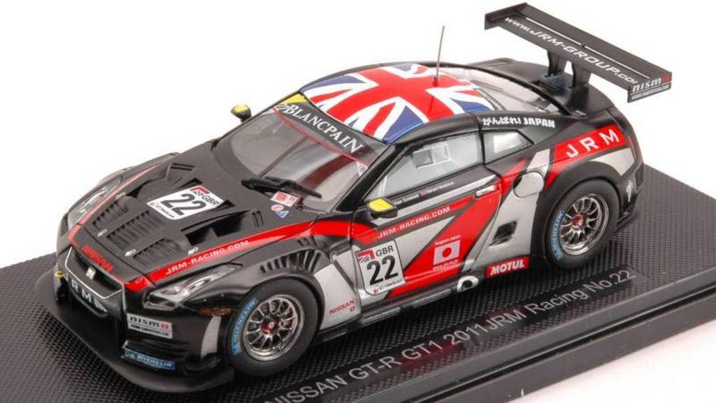 Ebro Nissan GT1 2011 JRM Racing No22 Завершенный продукт 1/43 GT-R