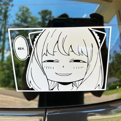 Аниме автомобильная наклейка забавная наклейка японская Anya JMD наклейки для окна автомобиля, двери, бампера, ноутбука, виниловые украшения