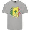 Torn Senegal Flag Senegalese Day Football Unisexs Light Cotton TShirt