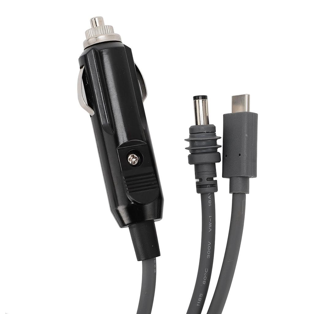 Мини DC Питание DC Папа к DC Зарядное устройство 100 Вт Мини Водонепроницаемый Кабель, 3-в-1 Папа/USB C/Автоадаптер, Кабель, 18AWG, (3 метра)
