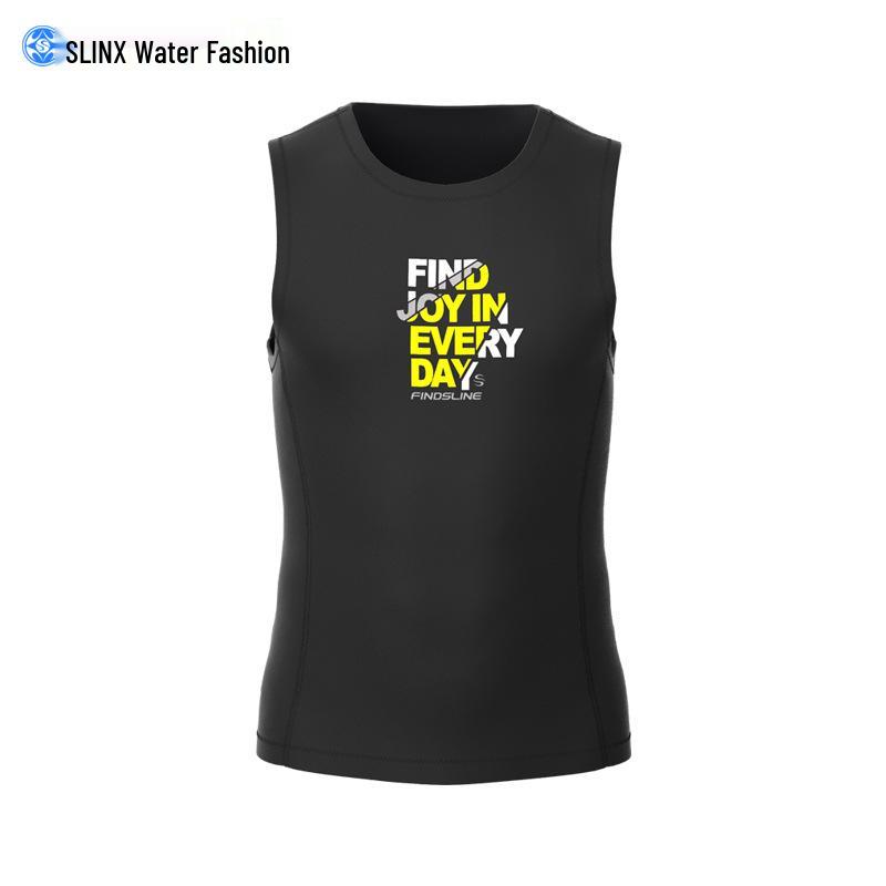 SLINX Мужской Суперэластичный CR Теплый Жилет без рукавов для дайвинга и серфинга