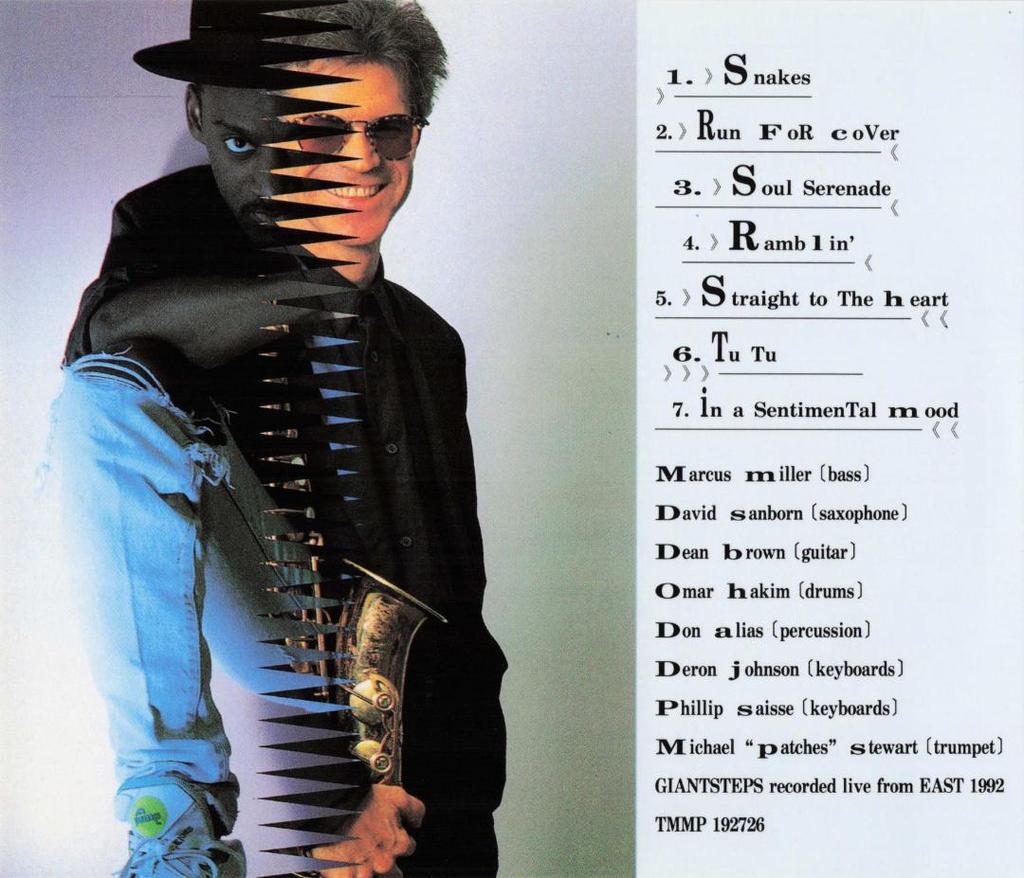 [USED] [CD] Marcus Miller Project Feat David Sanborn