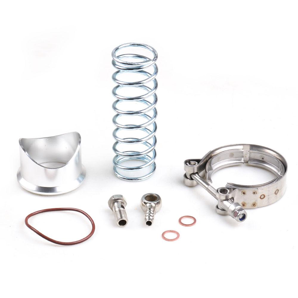 Универсальный продувочный клапан с V-образной лентой 50 мм BOV Q Typer с приварным алюминиевым фланцем без логотипа