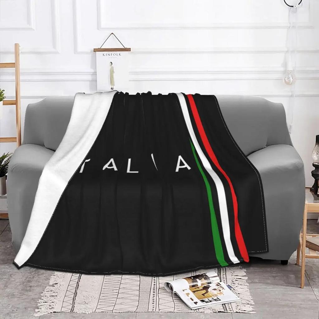 Italia вязаные одеяла флисовые итальянские легкие пледы с итальянским флагом для домашнего дивана, одеяла для спальни