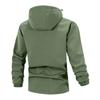 Men'S Loose Jacket Fashionable Multi Pocket Hooded Jacket