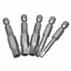 5pcs S2 Torx Screwdriver Bit Set Pentagonal Hole Security Magnetic Head 50mm H3-H7.6 For Electric Screwdriver Drill