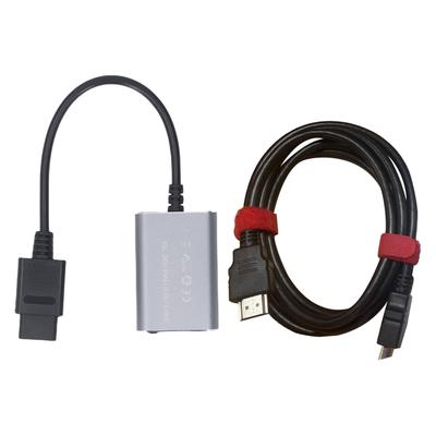 Адаптер-конвертер видео высокого разрешения 720P для N64 SFC SNES NGC PAL NTSC Ретро игровая консоль S-Video SV AV HDTV Конвертер с