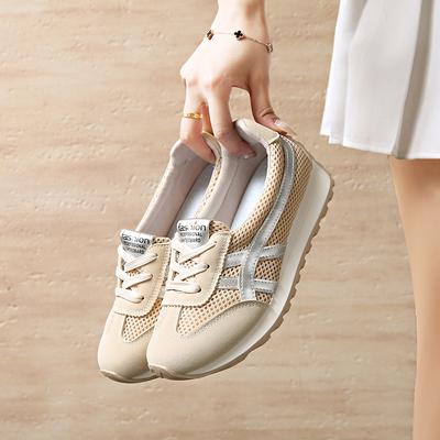 2025 лето новая корейская версия дышащая женская обувь из хлопчатобумажной ткани ins tide студенческая спортивная обувь для бега повседневная обувь JCF-213