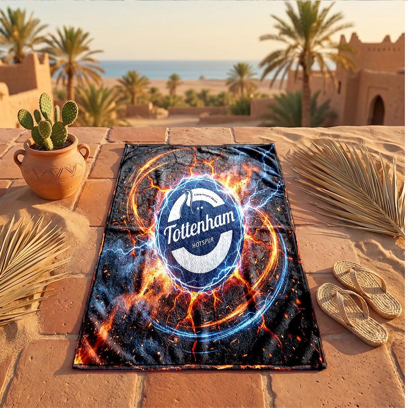 Tottenham Hotspur Print Microfiber Beach Towel Quick Dry Absorbent Large Towel For Beach Swimming Travel