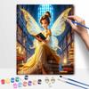 Disney Belle fairy reading in library oil painting art painting kit handmade diy gift home decoration wall decor craft supplies kit